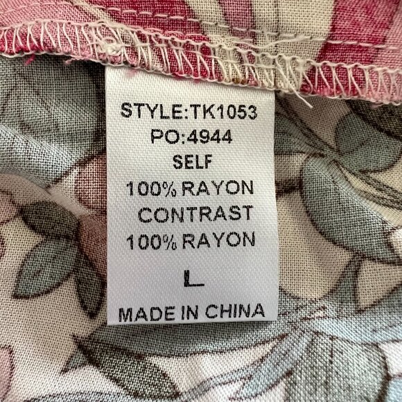 GiGiO Maxi Dress Size Large Multi Floral - Picture 11 of 11